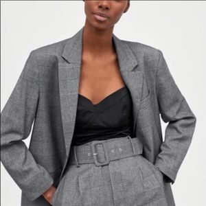 Zara high waist belted pants NWT